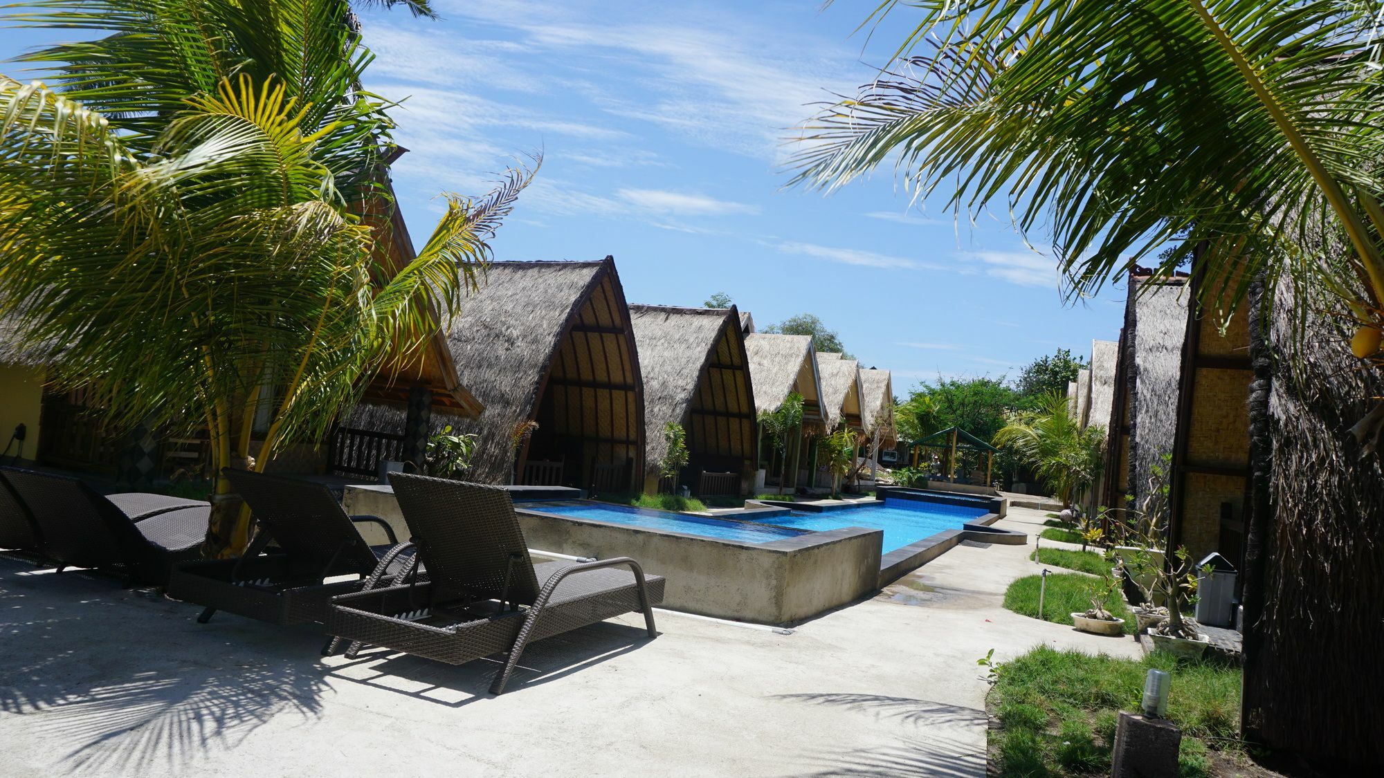 Youpy Bungalows Gili Air Bagian luar foto